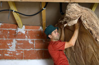 Common Y Coed tapered roof insulation